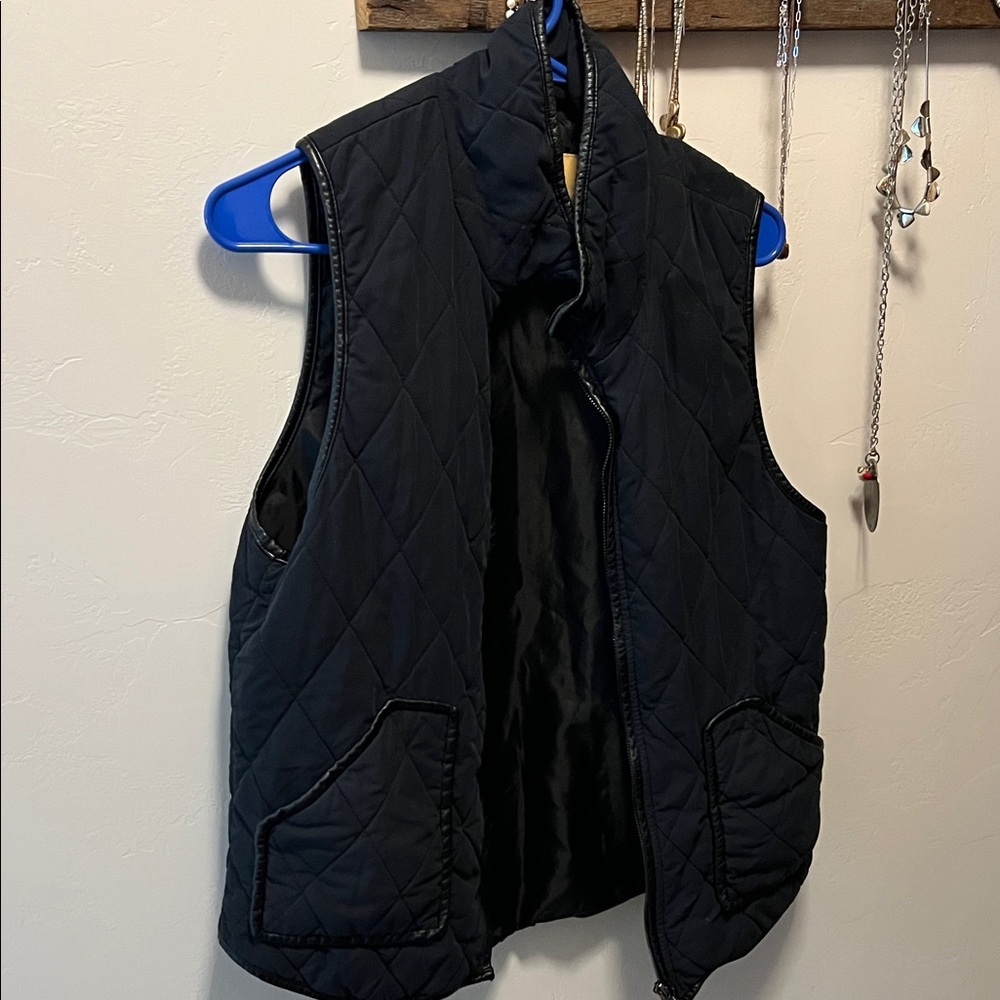 Women’s Black Quilted Vest
